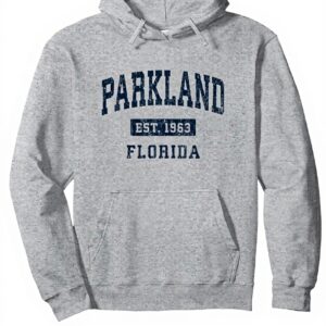 Sweat à capuche Parkland Florida design sportif vintage