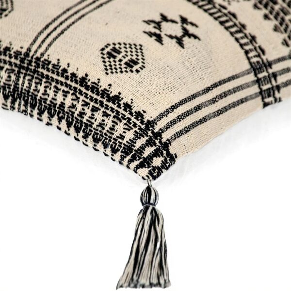 Coussin beige tribal Parkland Collection housse amovible