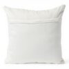 Coussin carré rayé jaune Parkland Collection coton lavable
