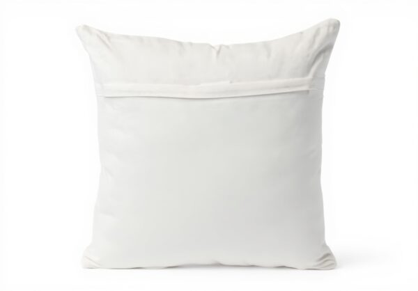 Coussin carré rayé jaune Parkland Collection coton lavable