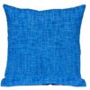 Coussin carré tissé bleu Parkland Collection décoration