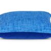 Coussin carré tissé bleu Parkland Collection décoration