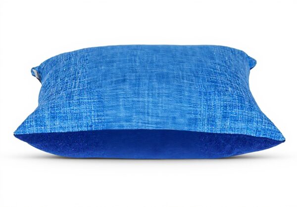 Coussin carré tissé bleu Parkland Collection décoration