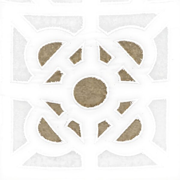 Coussin beige velours ethnique Parkland Collection