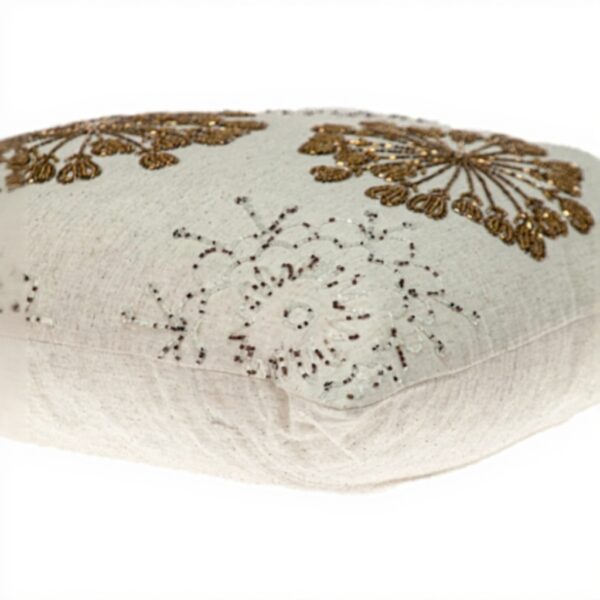 Coussin décoratif brodé perles floral Parkland Collection