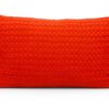 Coussin rectangulaire orange Parkland Collection coton
