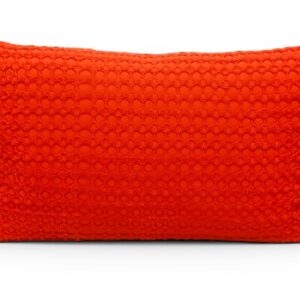 Coussin rectangulaire orange Parkland Collection coton