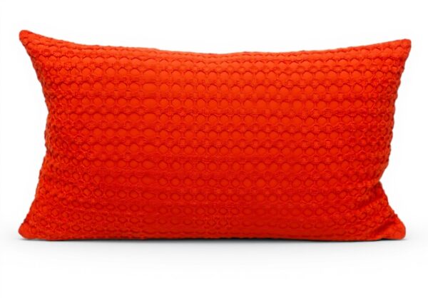 Coussin rectangulaire orange Parkland Collection coton