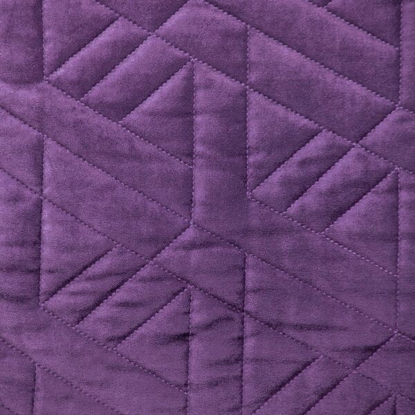 Coussin décoratif Parkland Collection velours violet léger-4