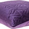 Coussin décoratif Parkland Collection velours violet léger-3
