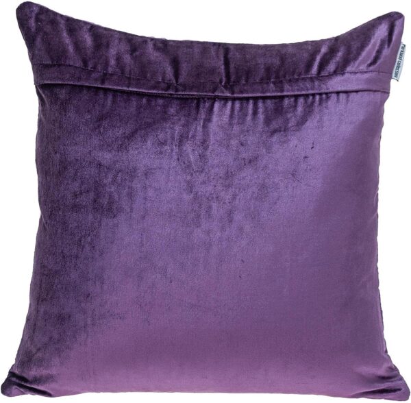 Coussin décoratif Parkland Collection velours violet léger-1