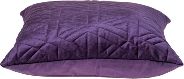 Coussin décoratif Parkland Collection velours violet léger-2