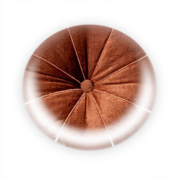 Coussin de sol Parkland Collection Orange Brûlé velours