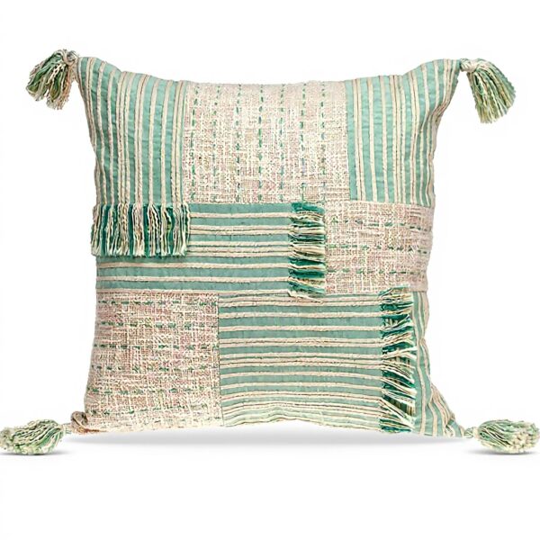 Coussin transition crème blanc Parkland Collection coton