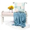 Coussin transition crème blanc Parkland Collection coton