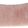 Coussin décoratif Parkland Collection velours touffeté rose-0