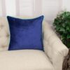 Coussin de transition Bleu Parkland Collection coton viscose-5