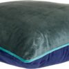 Coussin de transition Bleu Parkland Collection coton viscose-3