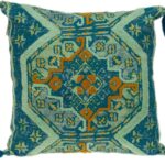 Coussin décoratif Parkland Collection Bleu Sarcelle coton-0