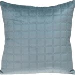 Coussin décoratif Parkland Collection Marrisa gris velours-0
