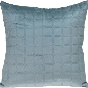 Coussin décoratif Parkland Collection Marrisa gris velours-0
