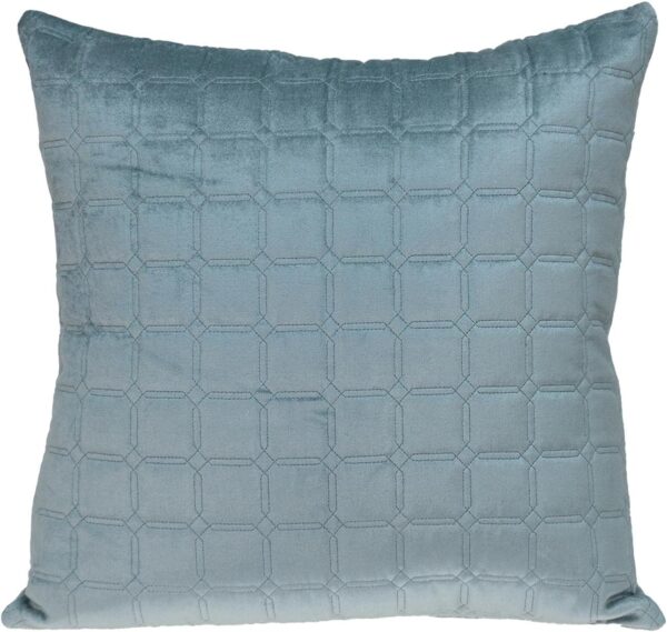 Coussin décoratif Parkland Collection Marrisa gris velours-0