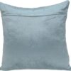 Coussin décoratif Parkland Collection Marrisa gris velours-1