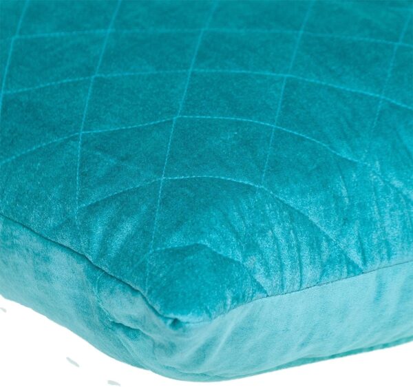 Coussin décoratif Parkland Collection Aqua velours touffeté-3