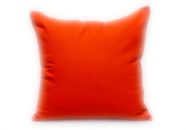 Coussin carré orange Parkland Collection coton lavable