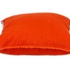 Coussin carré orange Parkland Collection coton lavable