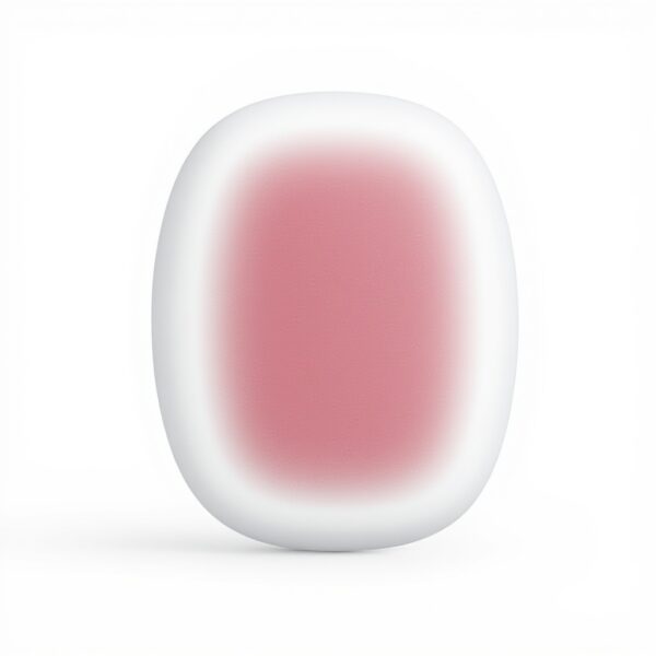 Coussin carré rose Parkland Collection coton durable