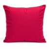 Coussin carré rose Parkland Collection coton durable