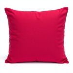 Coussin carré rose Parkland Collection coton durable