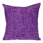 Coussin violet tissé Parkland Collection 45,7 cm carré