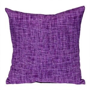Coussin violet tissé Parkland Collection 45,7 cm carré