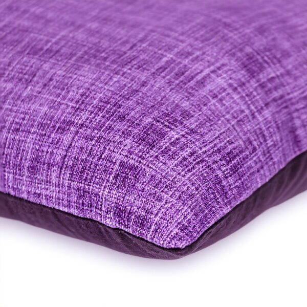 Coussin violet tissé Parkland Collection 45,7 cm carré