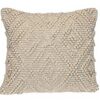 Coussin géométrique blanc cassé Parkland Collection
