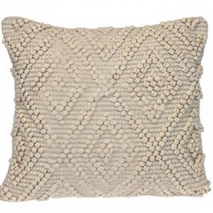 Coussin géométrique blanc cassé Parkland Collection