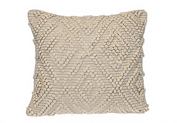Coussin géométrique blanc cassé Parkland Collection
