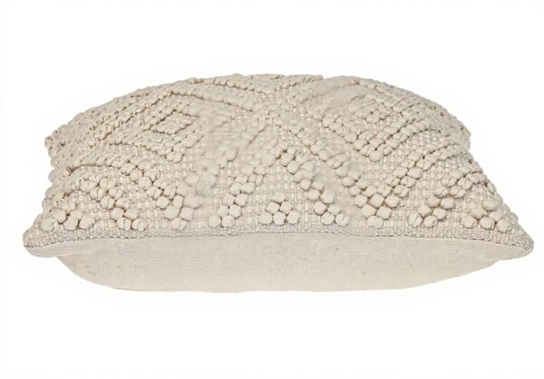 Coussin géométrique blanc cassé Parkland Collection