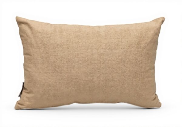 Coussin rectangulaire coton gris Parkland Collection lavable