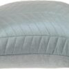 Coussin décoratif Parkland Collection gris velours touffeté-2