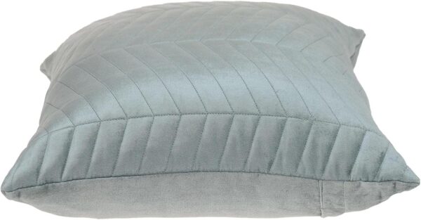Coussin décoratif Parkland Collection gris velours touffeté-2