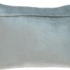 Coussin décoratif Parkland Collection gris velours touffeté-1