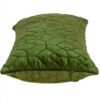 Coussin décoratif Parkland Collection Vert olive velours
