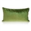 Coussin décoratif Parkland Collection Vert olive velours