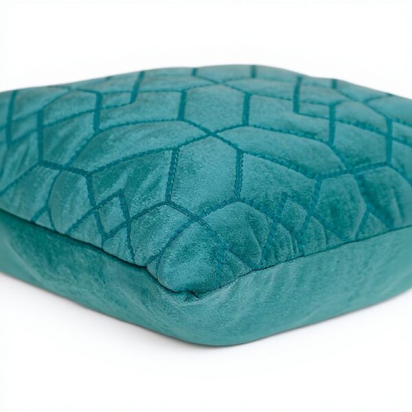 Coussin de transition Parkland Collection Aqua velours