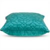 Coussin de transition Parkland Collection Aqua velours