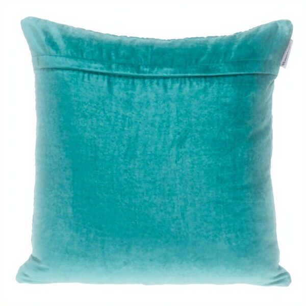 Coussin de transition Parkland Collection Aqua velours