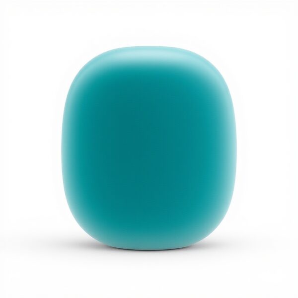 Coussin de transition Parkland Collection Aqua velours